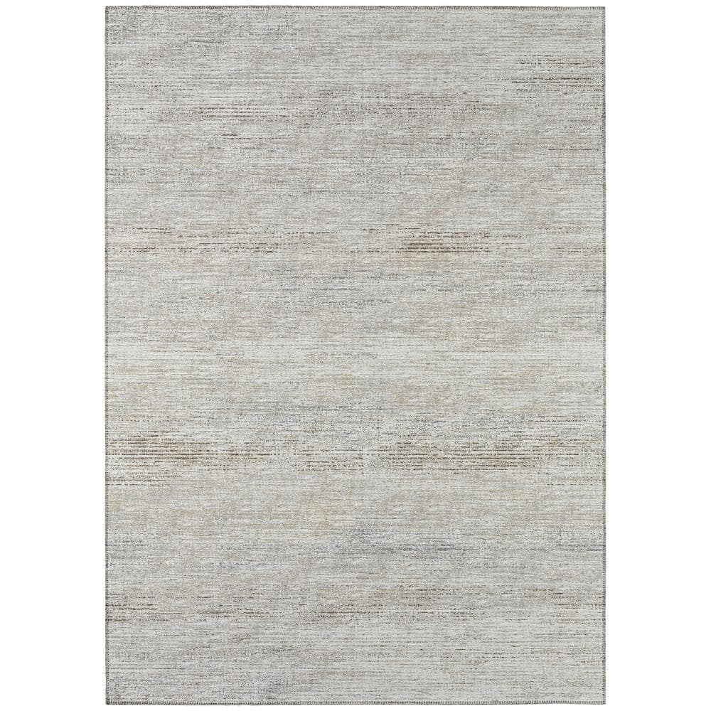 Marston Ivory 3 ft. x 5 ft. Geometric Indoor/Outdoor Area Rug
