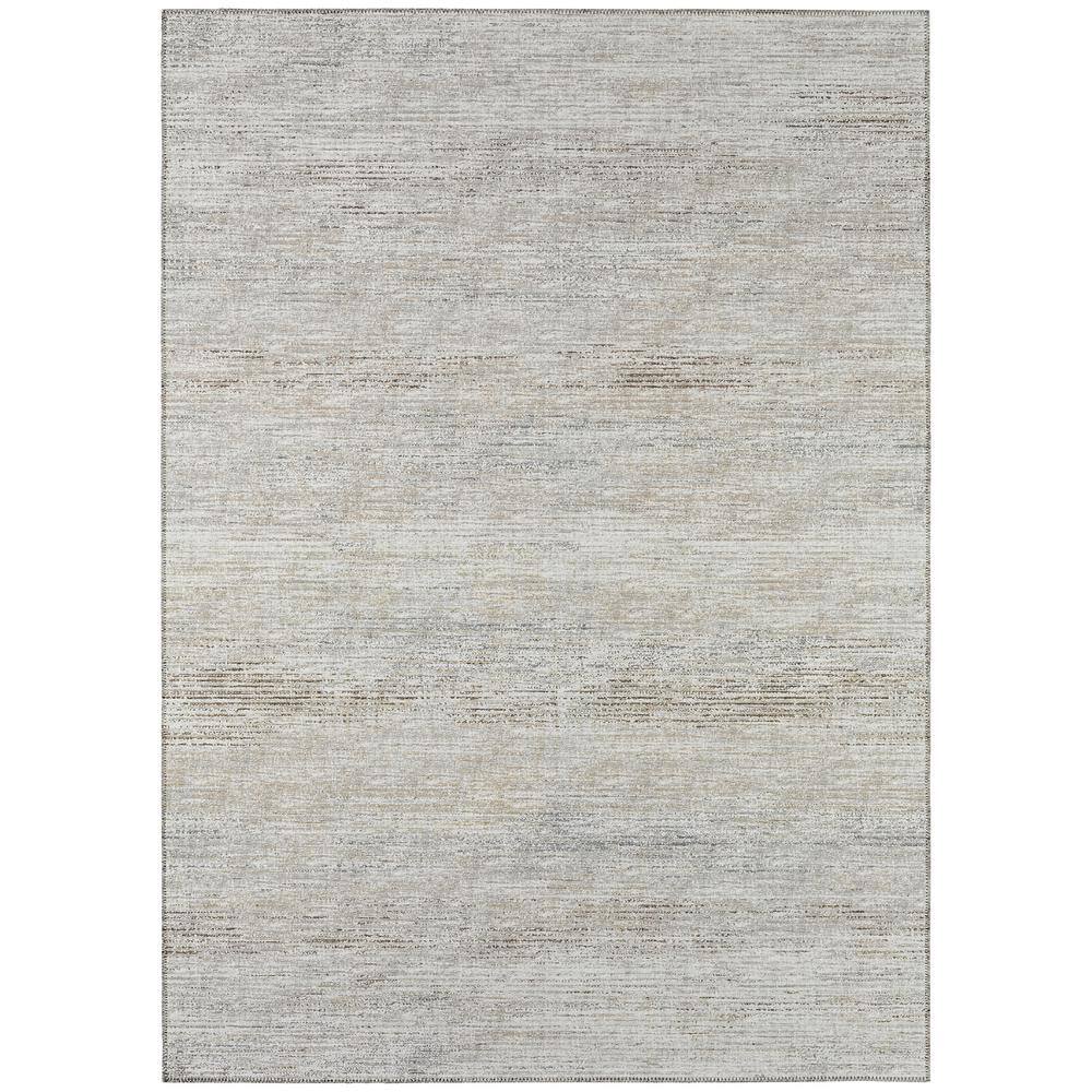 Marston Ivory 5 ft. x 7 ft. 6 in. Geometric Indoor/Outdoor Area Rug