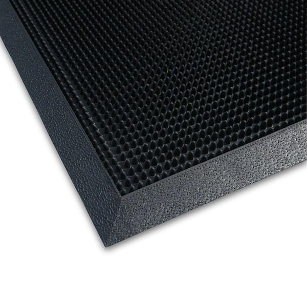 TrafficMaster Jimmy Black 17.5 in. x 29.5 in. Trapper Door Mat 0955 - The  Home Depot