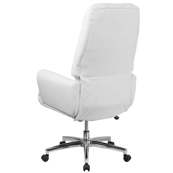 Qualler White Adjustable Height Furry Home Office Chair CW21228454 - The  Home Depot