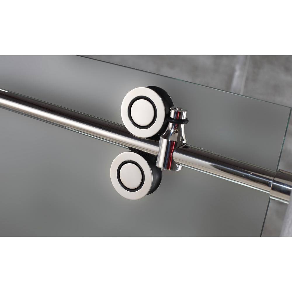 Langham XL Frameless Frosted Glass Sliding Shower Enclosure