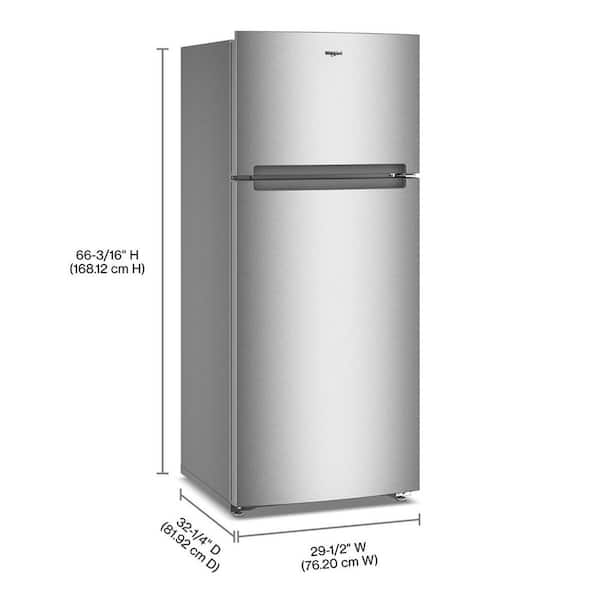 Whirlpool 28 in. 18 cu. ft. Freestanding Top Freezer Refrigerator