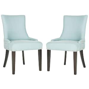 Gretchen Light Blue/Black Side Chair (Set of 2)