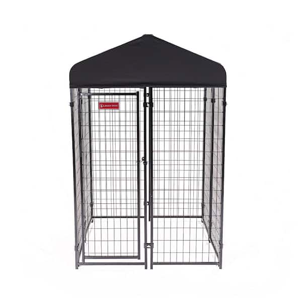 Stay Series Steel Grey Studio Kennel (4ft. x 4ft. x 6ft.)