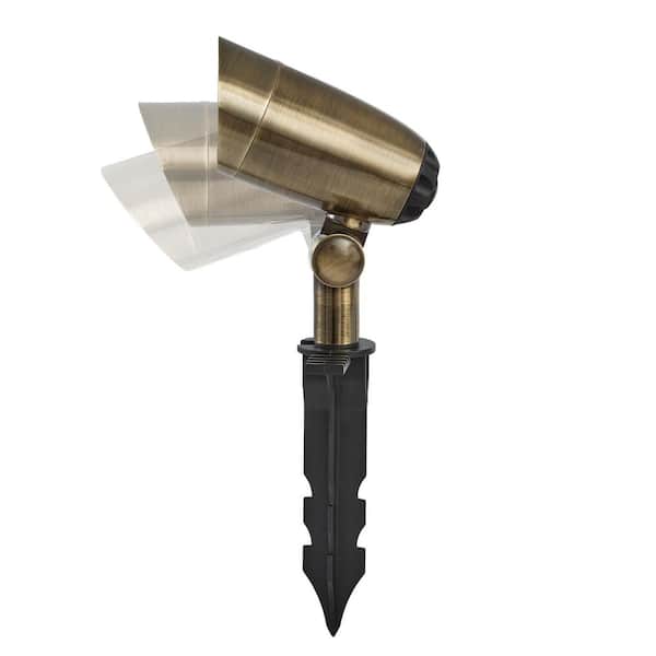 Commercial Electric CE Low Voltage 12-Volt GunMetal Brass LED Spotlight with CCT Beam Angle, 5-Watt 350 Lumens