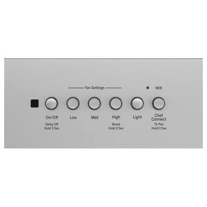 42 in. Smart Range Hood with Light in Stainless Steel