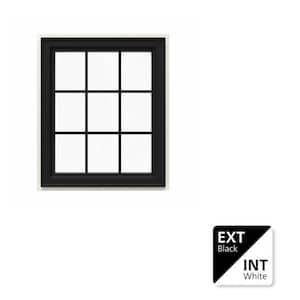 ★状態良好 WINDOW PANE ウインドウ・ペイン 和ジャズ JELD-WEN 24 in. x 36 in. V-4500 Series Black FiniShield Vinyl