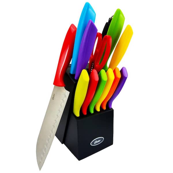 Oster Kade 14-Piece Knife Set, Multicolor