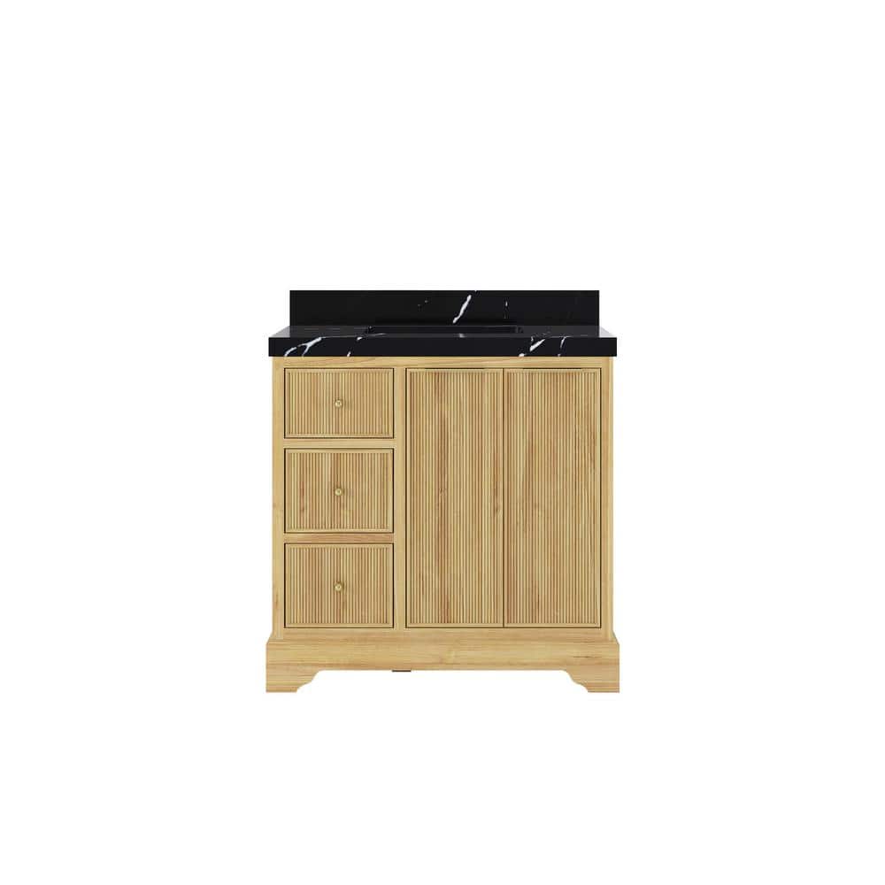 Willow Collections Austin Teak 36 in. W x 22 in. D x 36 in. H Single ...