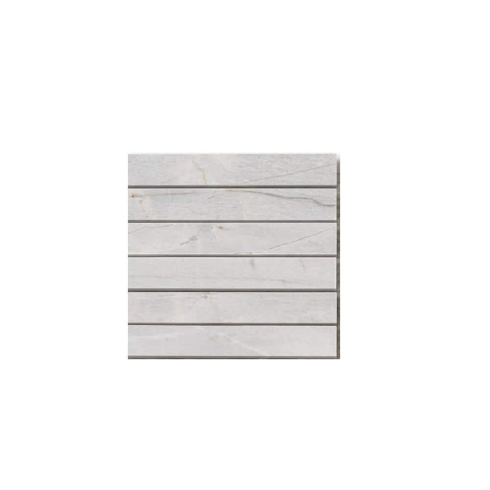 Take Home Tile Sample - Hudson Lais Grey 4 in. x 4 in. Square Polished Marble Mosaic price history on PriceWatchPro