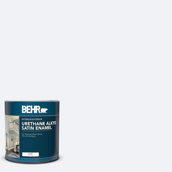 BEHR 1 qt. BLW09 Bakery Box Satin Enamel Urethane Alkyd Interior