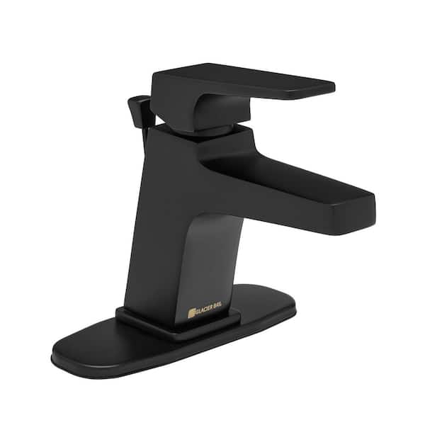 Glacier Bay Nolita Single Hole Single-Handle Bathroom Faucet in Matte Black