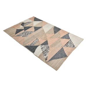 Maggie Contemporary Brown 3 ft. x 5 ft. Area Rug