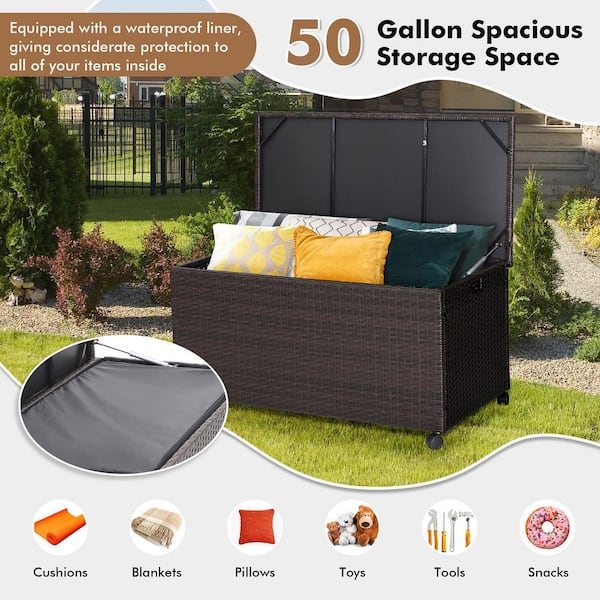 Storage Bag Cushion Box For Outdoor Furniture Outdoor Cushion