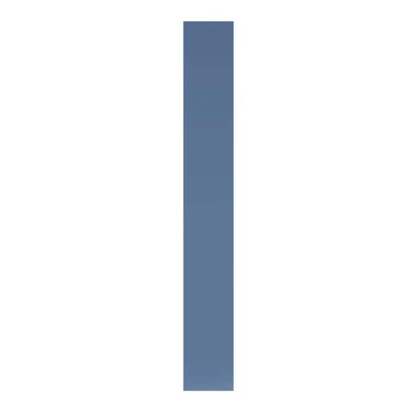 Lancaster Blue 6 in. W x 96 in. H x 0.75 in. D Wall Cabinet Filler