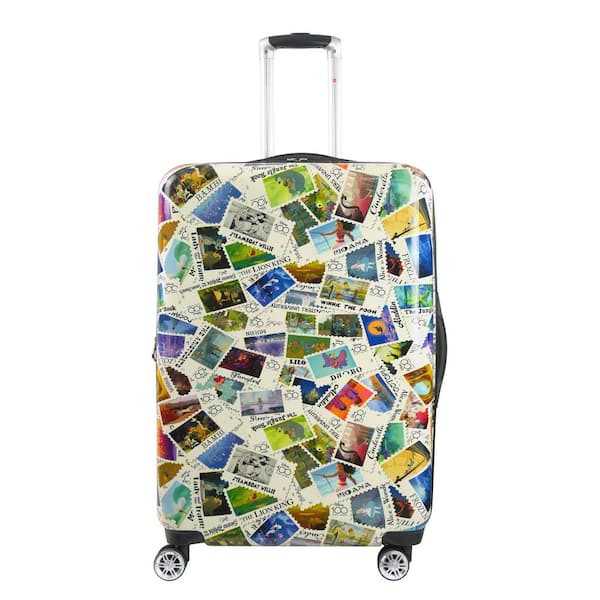 Disney 100 Years Stamps 3PC Hard-Sided Spinner Luggage Set
