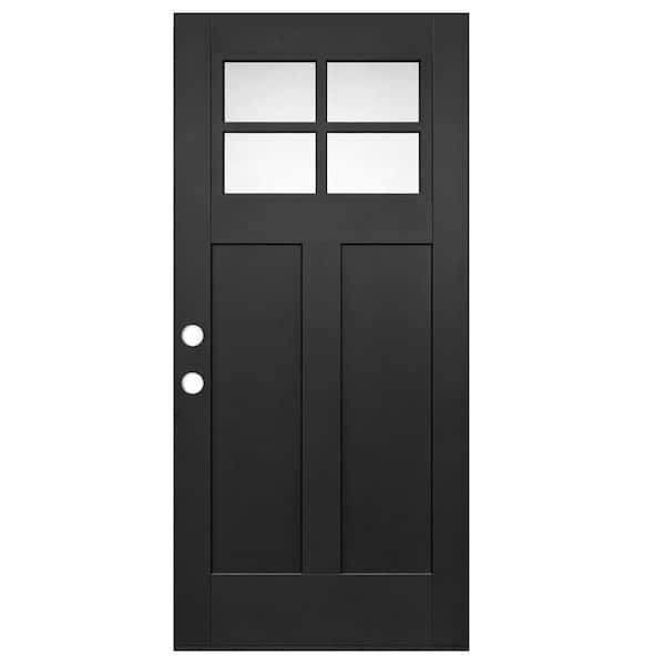 JELD-WEN 36 in. x 80 in. 2-Panel Right Hand Inswing 6-Lite Clear
