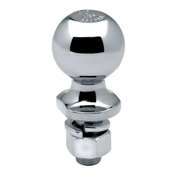 Reese Packaged Class II Hitch Ball, Chrome - 2 in. Ball x 3/4 in. x 2-3/8 in., 3,500 lbs.