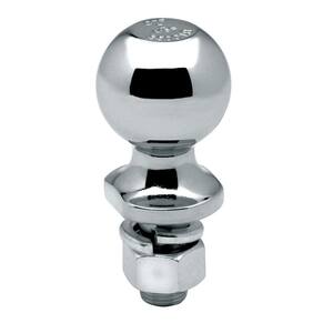 Packaged Class II Hitch Ball, Chrome - 2 in. Ball x 3/4 in. x 2-3/8 in., 3,500 lbs.