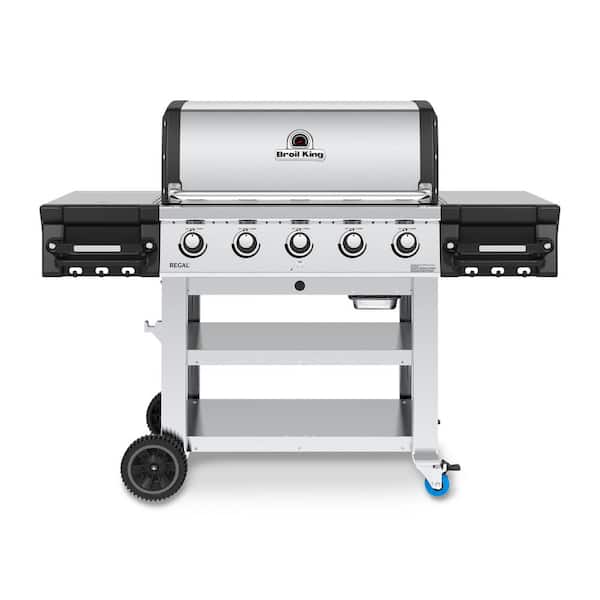 Broil King Regal S 510 Commercial 5-Burner Propane Gas Grill in Stainless Steel