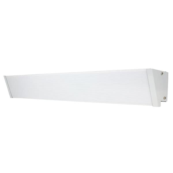 34 in. 420-Watt 208-Volt Electric Cove Heater in White