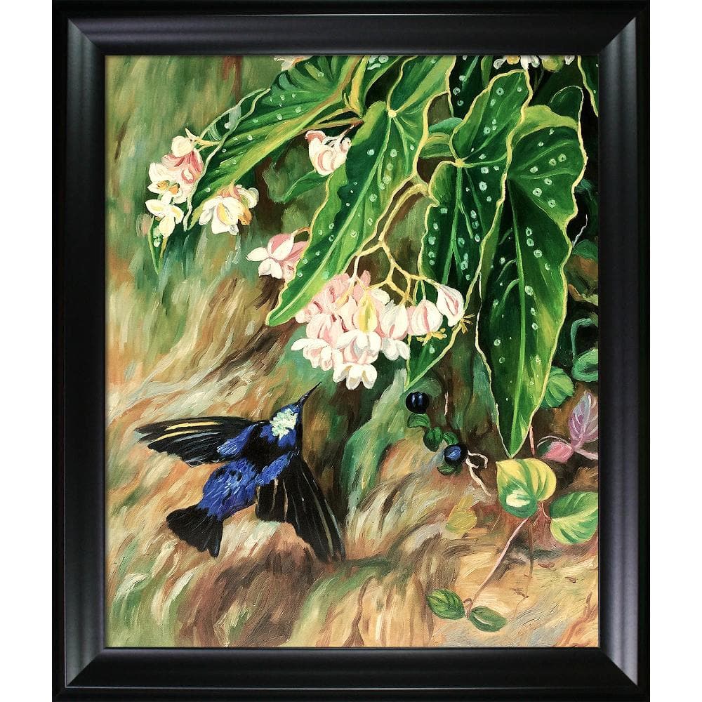 LA PASTICHE Brazilian Flowers By Marianne North Black Matte Framed ...