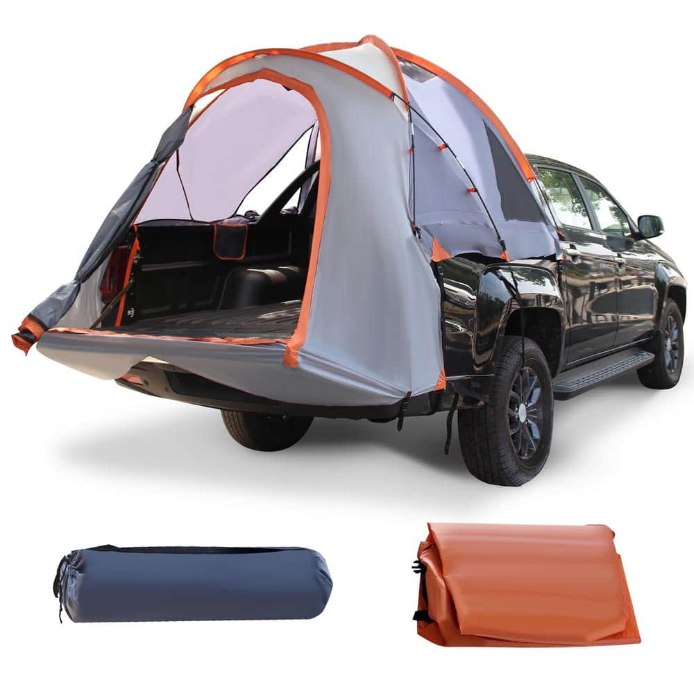 Coastrail Outdoor Pickup Truck Bed Tent with Rainfly, 6.5' Full Standard  Bed, Blue/Gray