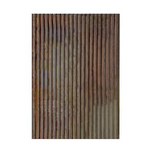 Corrugated Metal Colorado Rusted 2 ft. x 3 ft. Steel Nail Up Wainscoting Panel (30 sq. ft./case)