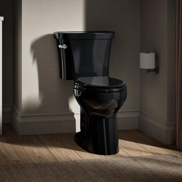 KOHLER Highline Two-Piece 1.28 GPF Flapper/Piston Elongated Toilet