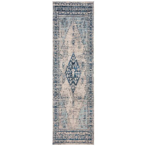 SAFAVIEH Classic Vintage Blue 2 ft. x 8 ft. Oriental Runner Rug
