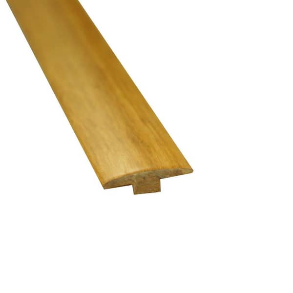 Islander Natural 5/8 in. Thick x 2 in. Wide x 72-3/4 in. Length Strand Bamboo T-Molding