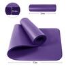 Pro Space Purple High Density Yoga Mat 24 in. W x 72 in.x 0.4 in