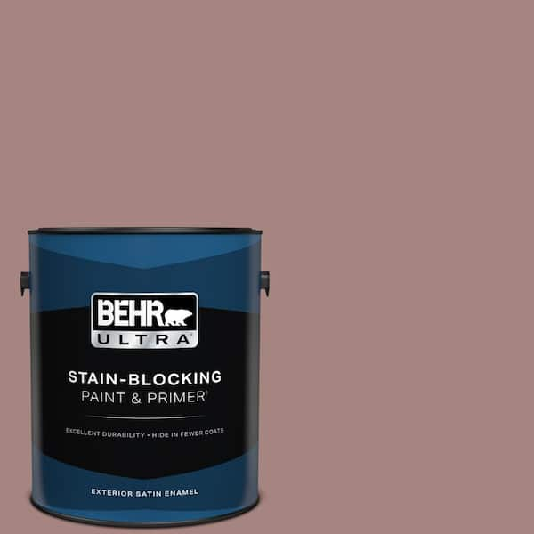 BEHR ULTRA 1 gal. #700B-4 Muse Satin Enamel Exterior Paint & Primer