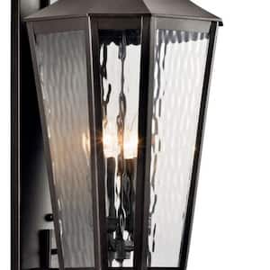 Rochdale 4-Light Olde Bronze Outdoor Hardwired Wall Lantern Sconce with No Bulbs Included (1-Pack)