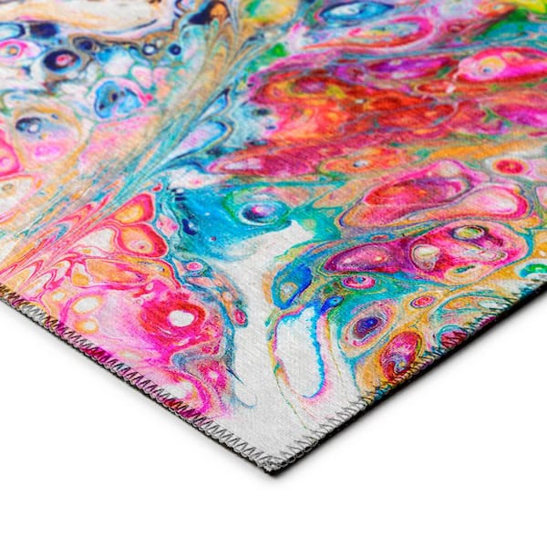 Copeland Carnival 1 ft. 8 in. x 2 ft. 6 in. Abstract Accent Rug