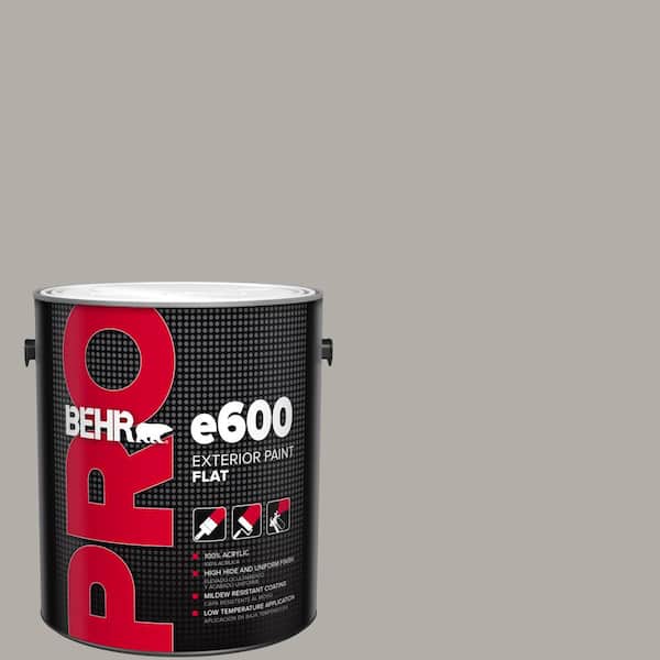 BEHR PRO 1 gal. #T17-09 Laid Back Gray Flat Paint
