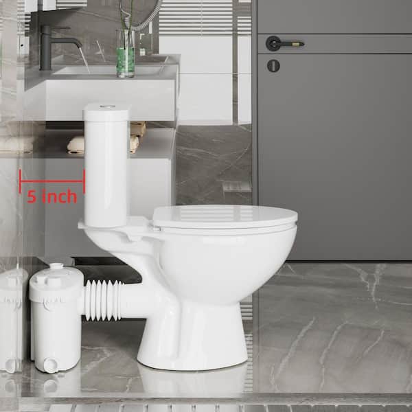 Simple Project Rear Drain Macerating Toilet 2-Piece 1/1.6 GPF