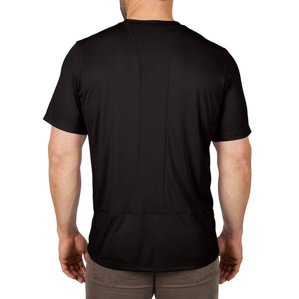 Milwaukee Men's Large Black and Red WORKSKIN Light Weight Performance Short  Sleeve T-Shirt (2-Pack) 414B-L-414R-L - The Home Depot