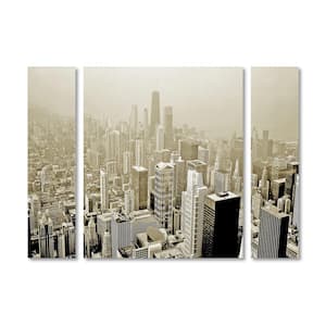 30 in. x 41 in. "Chicago Skyline" by Preston Printed Canvas Wall Art