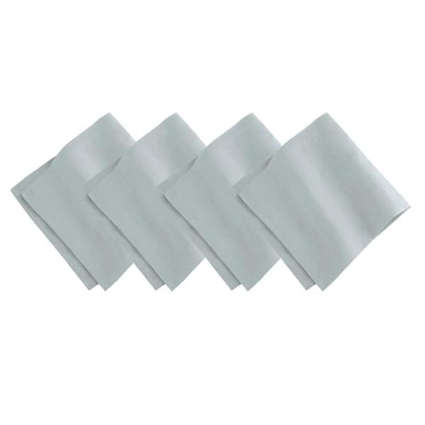 La Classica 21 in. W x 21 in. L in Light Blue Solid Color Napkins (Set of 4)