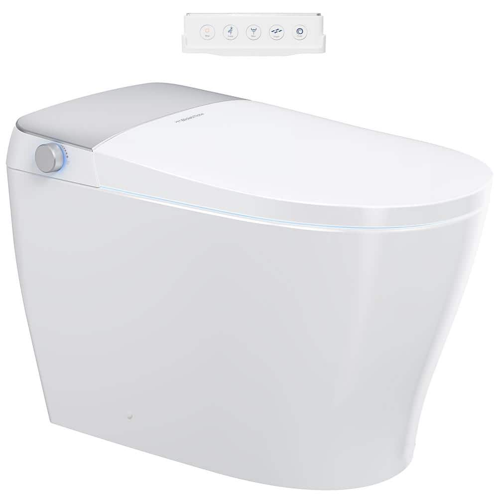 BIDETMATE 5000 Series Intelligent Elongated Bidet Toilet, 1.0 GPF in ...