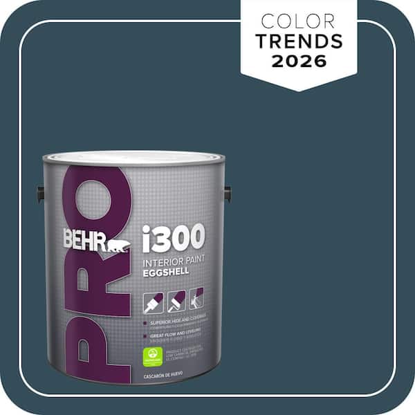 1 gal. #HDC-CL-28 Nocturne Blue Eggshell Interior Paint