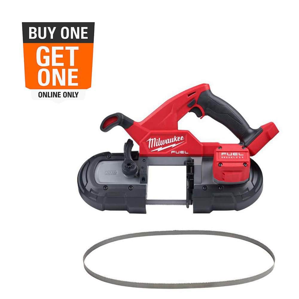 M18 FUEL 18V Lithium-Ion Brushless Cordless Compact Bandsaw with 3PK 35-3/8 in. 10 TPI Compact Bi-Metal Band Saw Blade price history on PriceWatchPro