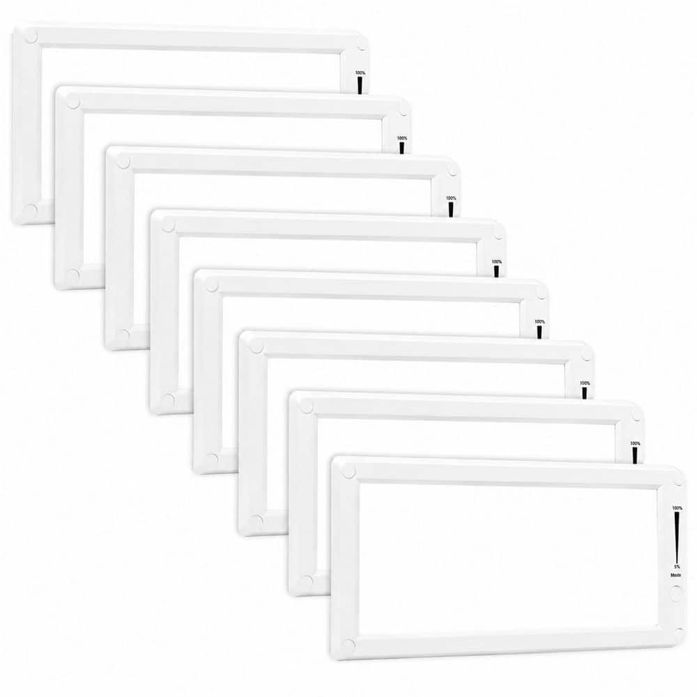 8 Pack 3-Color 12V LED RV Ceiling Dome Light Interior Fixture with Glare-Free Dimmable Switch for Camper Trailer Boat price history on PriceWatchPro
