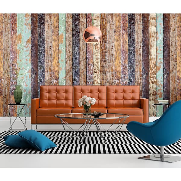 Interior wall-covering - POPLAR MAZER - BRUNO SRL - wooden / textured / wood  look