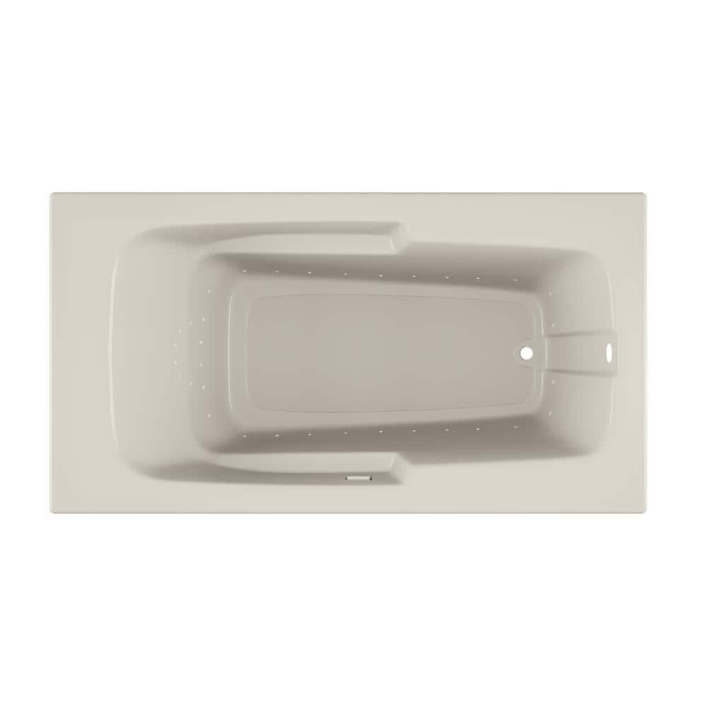 CETRA 60 in. x 32 in. Rectangle Pure Air Bathtub with Right Drain in Oyster -  JACUZZI, LR80969