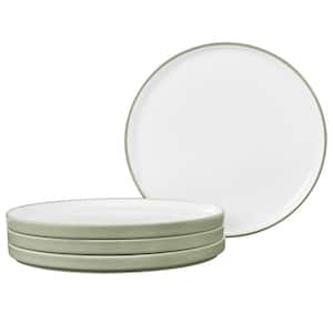 Colortex Stone Sage 7.5 in. Porcelain Salad Plates, (Set of 4)