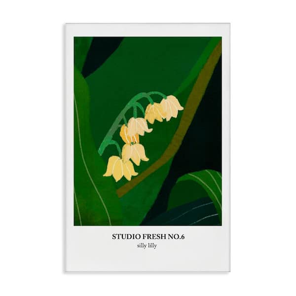 Stupell Industries Silly Lily Studio Poster by Incado Unframed Nature Graphic Art Print 45 in. x 30 in.