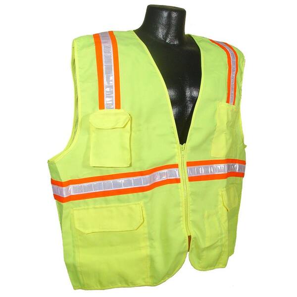 Radians NC 2x Green Dual 2-Tone Surveyor Safety Vest