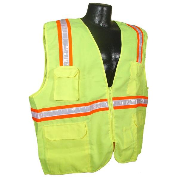 Radians NC Green Dual 4x 2-Tone Surveyor Safety Vest